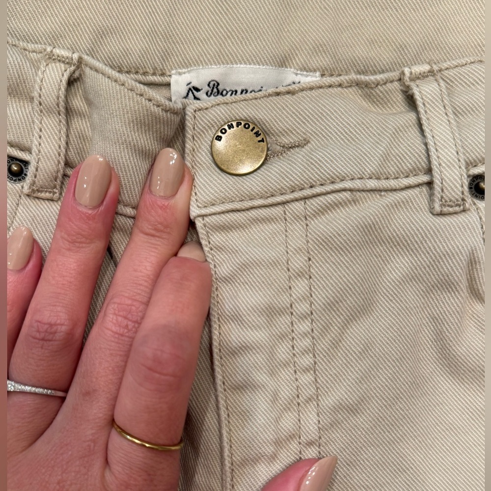 Bonpoint Boy’s Khaki Pants Chino Denim Dress Bottoms - Picture 5 of 7